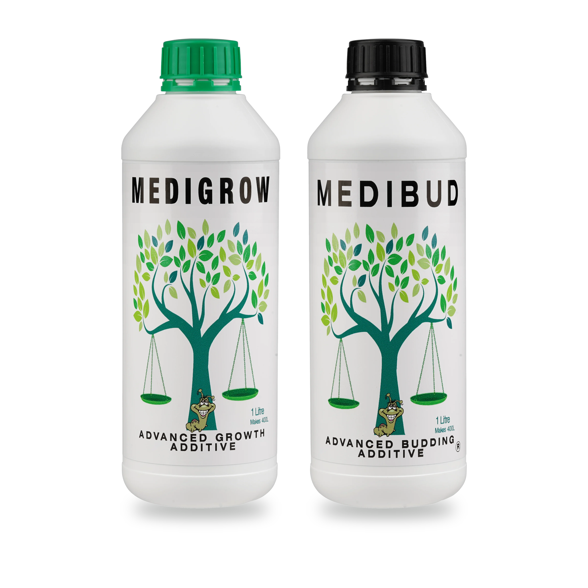 Medigrow and Medibud fertiliser bundle, 1L bottles