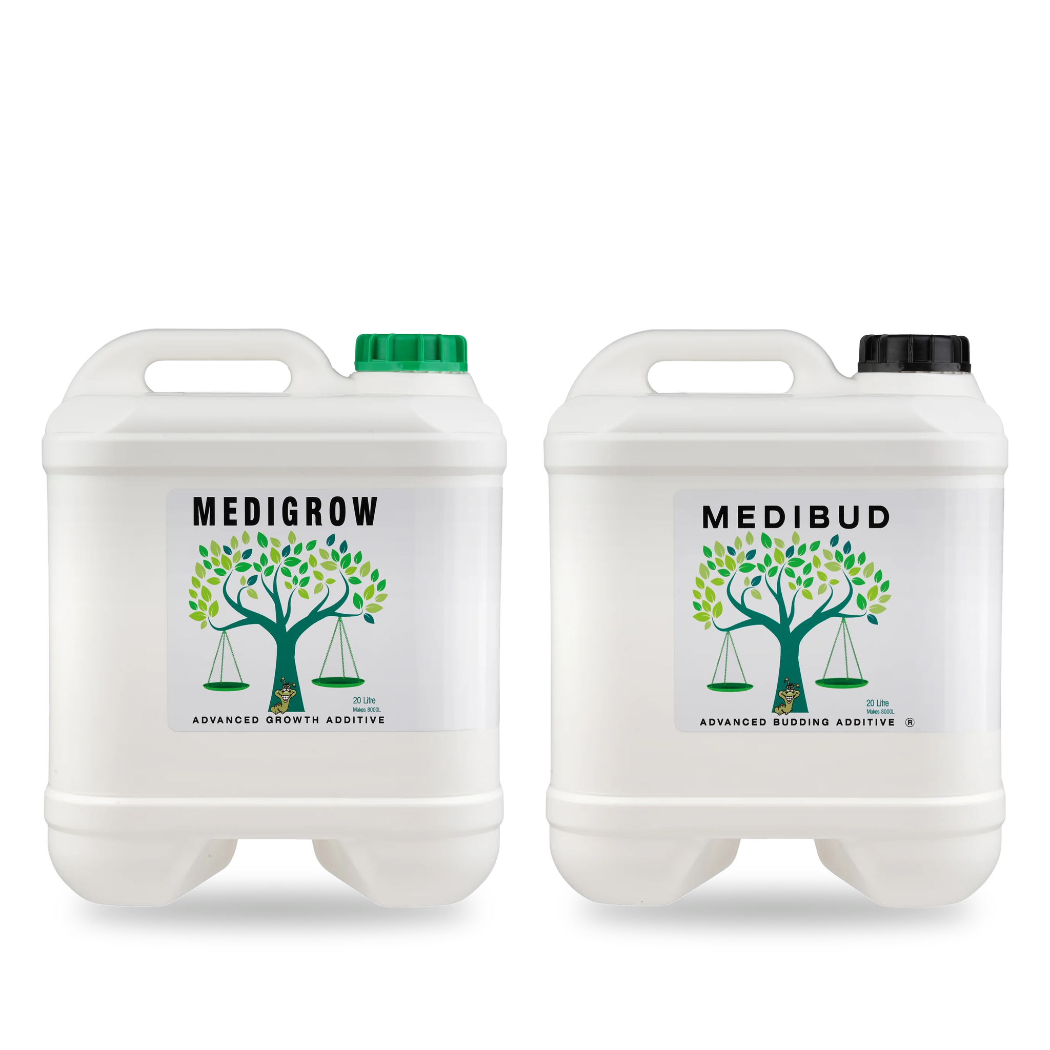Medigrow and Medibud fertiliser bundle, 20L drums